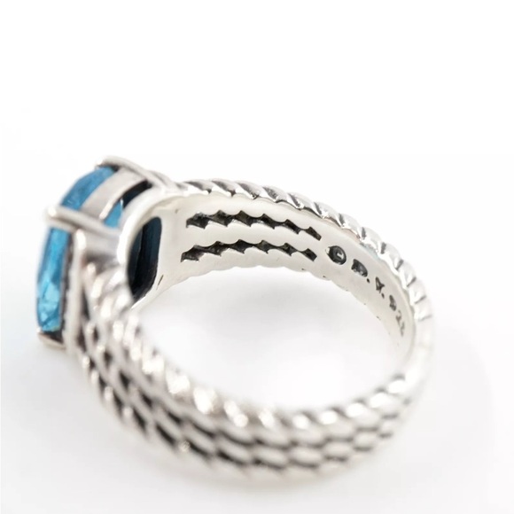 David Yurman Blue Topaz. - Picture 11 of 12